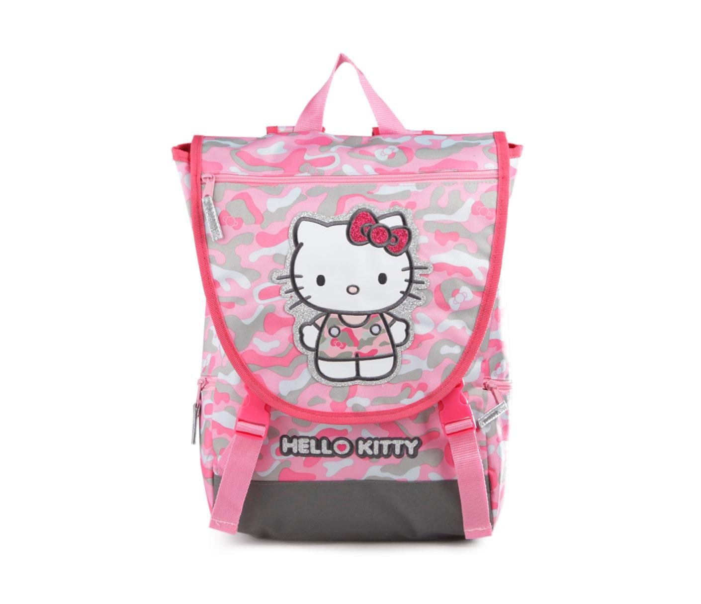  Hello  Kitty  Backpack camouflage  Walyou