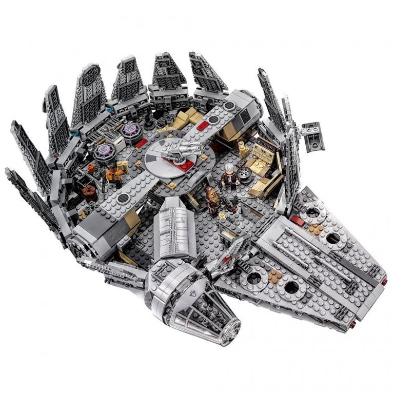 christmas millennium falcon lego