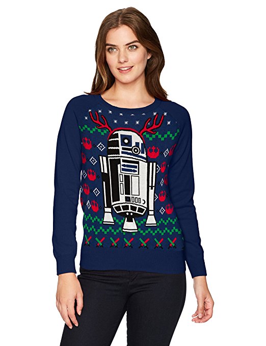 Star Wars Reindeer R2-D2 Ugly Christmas Sweater - Walyou