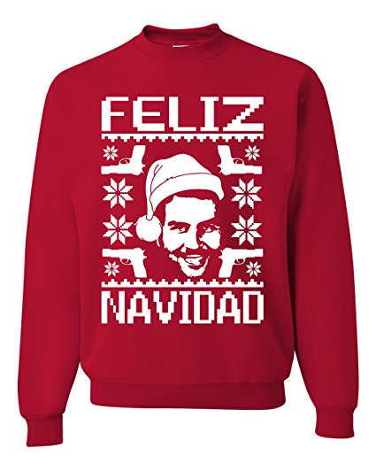 9 Cool Pablo Escobar Ugly Christmas Sweaters - Walyou