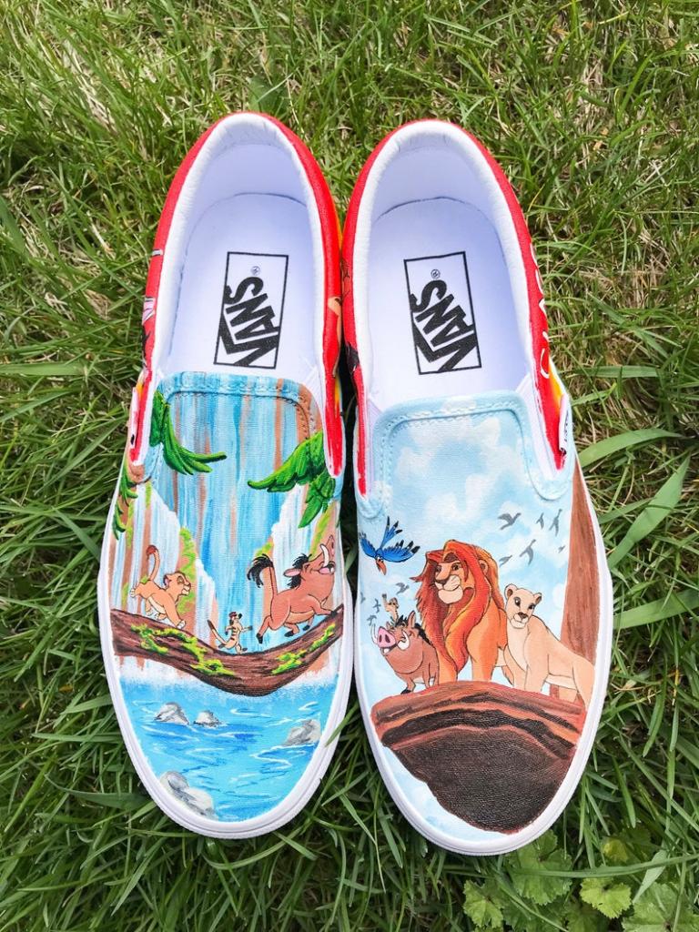 20 Awesome Hand Painted Shoes for Kids - Walyou