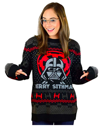 star wars darth vader christmas sweater