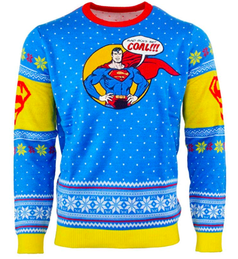 superman holiday sweater