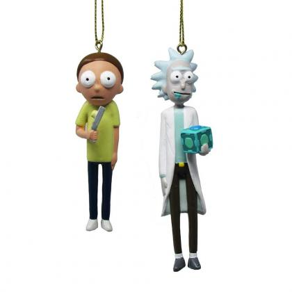 rick and morty figure set