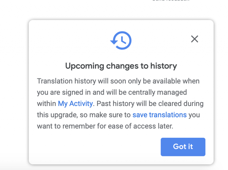 Google Translate Update Will Save History to Google Account Walyou