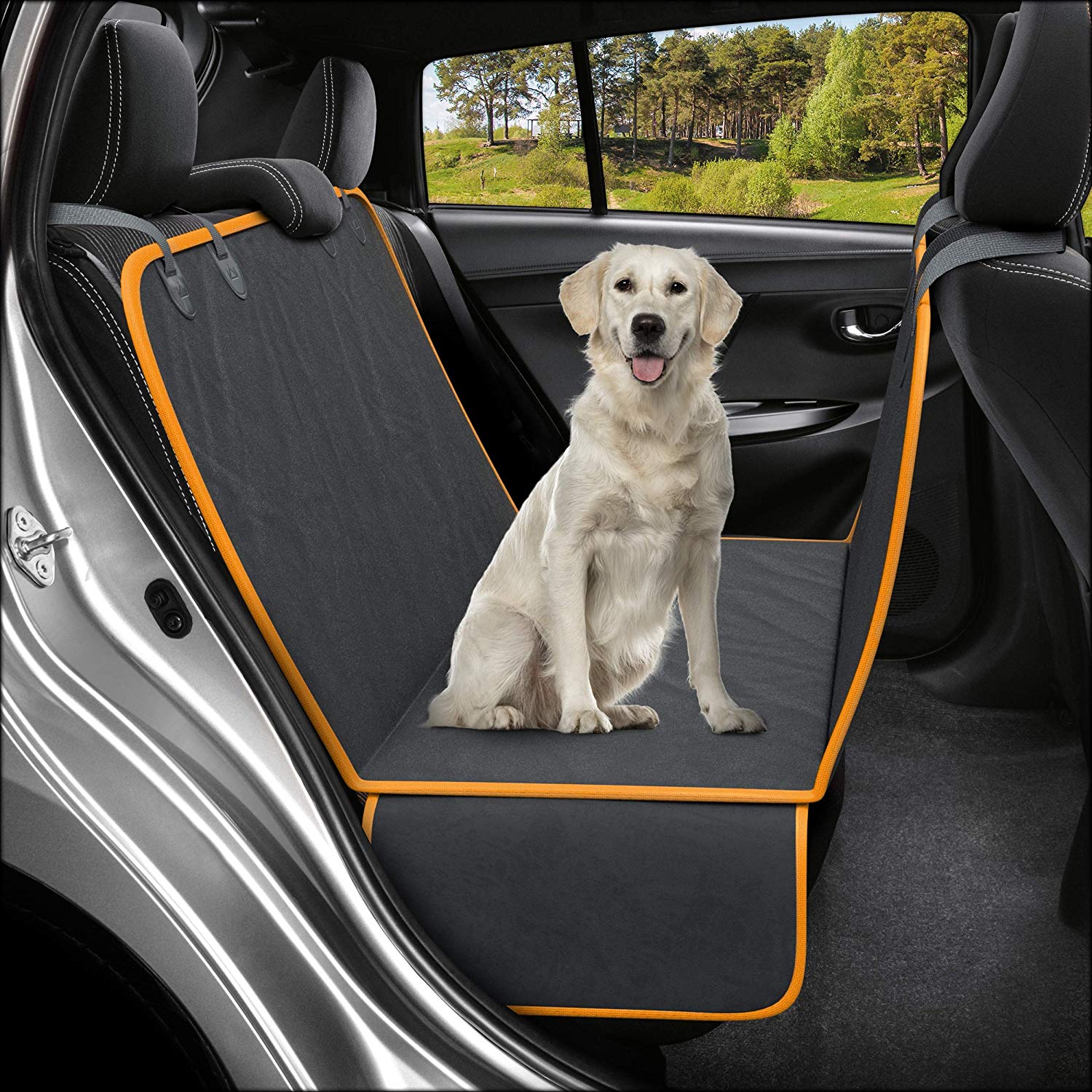 Dog Back Seat Cover Protector Waterproof - Walyou