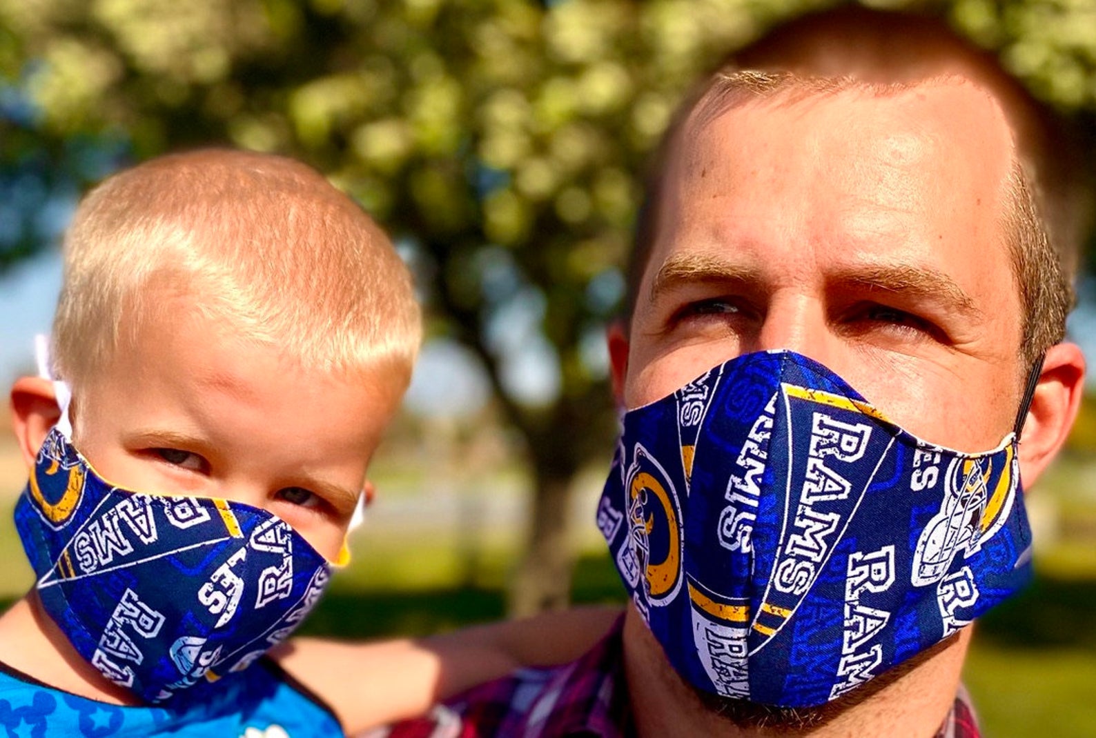 NFL-1-Quirky-Los-Angeles-Rams-Face-Masks - Walyou