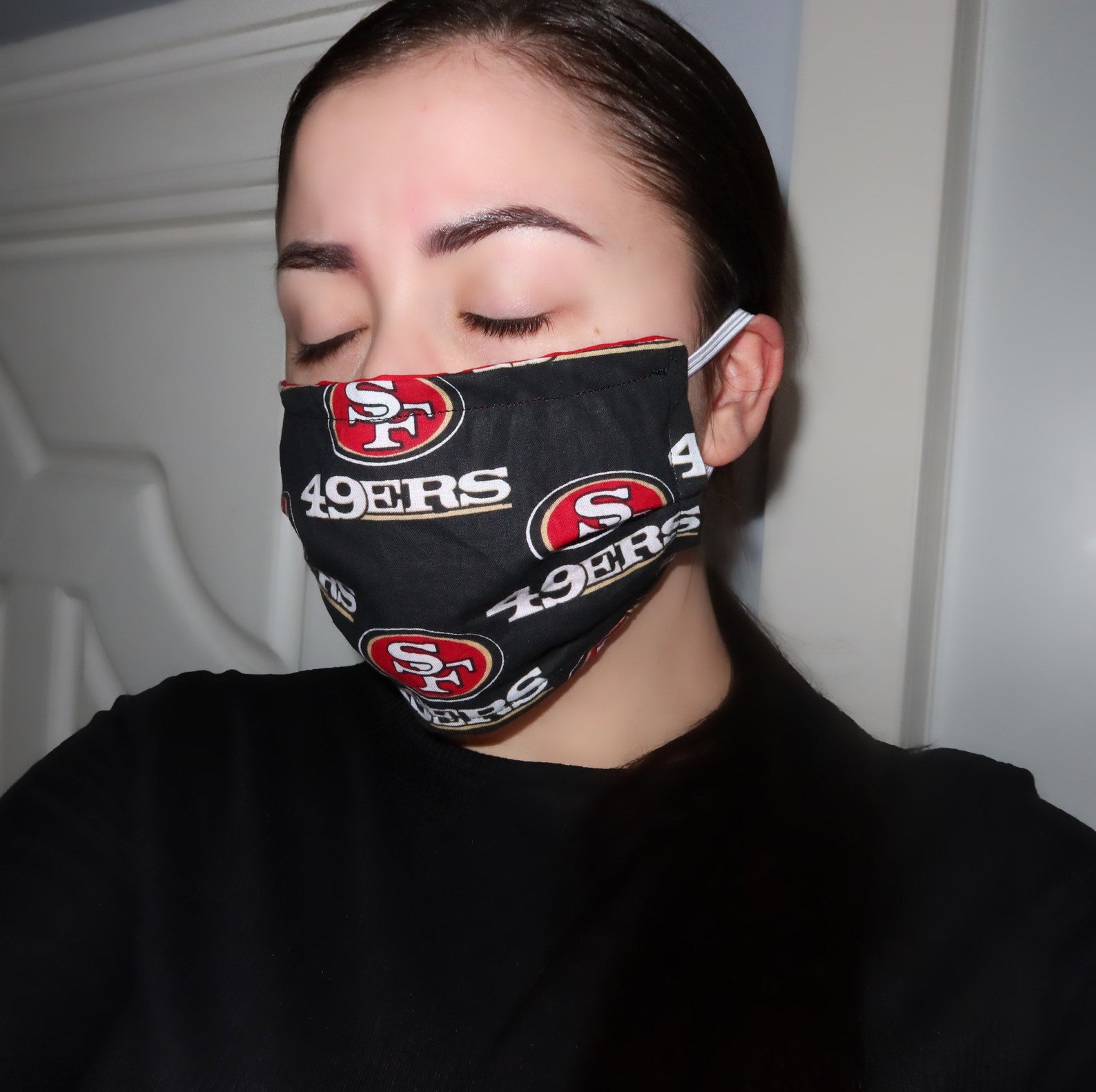 NFL9Breathable49ersFaceMask Walyou